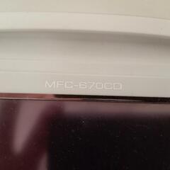 マイミーオMFC-670CD 電話FAXコピーの画像