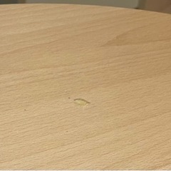 ダイニングテーブル　noce 円形テーブル　椅子2脚の画像