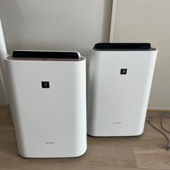 シャープ 空気清浄機（⁺加湿器付き） ２台セット