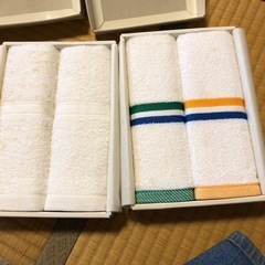 フェイスタオル2個の画像