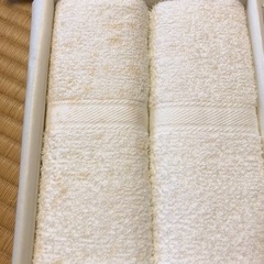 フェイスタオル2個の画像