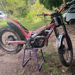 セル付き　トライアルバイク　競技車　2ストの画像
