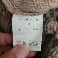 ジャガード柄ニットの画像