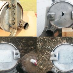 スバルサンバー ks4マフラー　補修済みの画像
