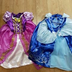 ディズニープリンセスドレス　ラプンツェルとシンデレラ　90〜11...