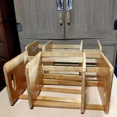 （受け渡し決定）木製 本棚 本置きの画像