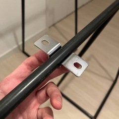 dichotomic テーブル脚　フィンレッグ　アイアンの画像