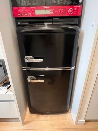 定価30,800円 アイリスオーヤマ　冷蔵庫 81L レトロ