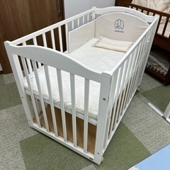 コンビミニ combi mini ベビーベッド ホワイト