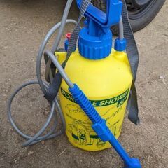 決まりました!!ポンプ式シャワー