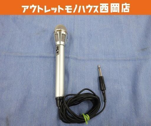 AIWA マイク CM-1018 当時物 動作品 マイクロフォン カラオケ スピーチ アイワ 西岡店