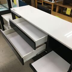 三幸ジャパン キッチンカウンター 160 レックスⅡ ブラック 食器棚