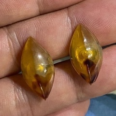 レトロ　ビンテージ　アンティーク　本鼈甲のカフスボタン左右
