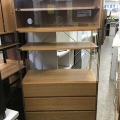 無印 無印良品 MUJI キッチンボード 食器棚 シェルフ ステ...