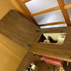 【昭和レトロ】ブラザーミシンモータ71-131　ミシン椅子机付きの画像