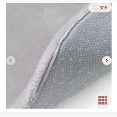 低反発 ミーティス ラウンド ラグ ライトグレー Ф1500の画像