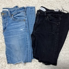 AZUL BY MOUSSY ダメージスキニー　２本