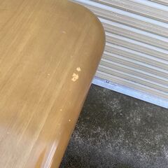 P0526 ダイニングテーブルセット　椅子2脚　ブラウン　ナチュラル　北欧風　幅120㎝の画像