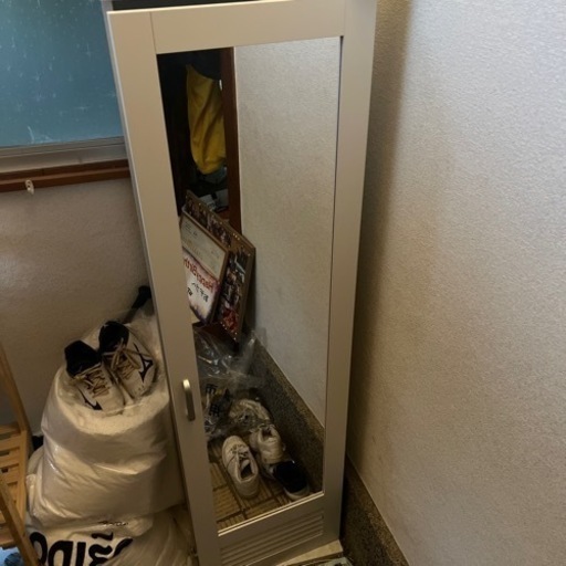 全身鏡付き下駄箱