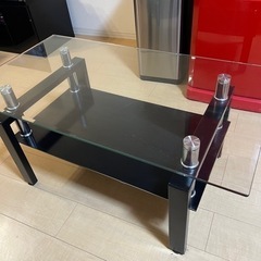 【美品】ガラスセンターテーブル•ローテーブル　最終値下げ