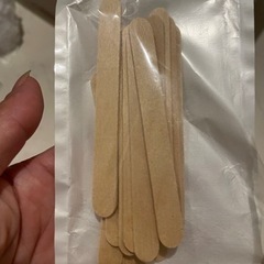 ブラジリアンワックス  スパチュラとシートの画像