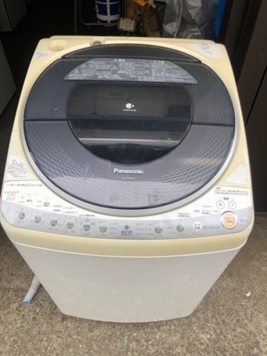乾燥機能付き洗濯機 Panasonic 8kg/4.5kg NA-FR80S3の通販はau PAY 