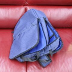 使用感少なめ リュックサック mobac ネイビー系 縦43×横30×マチ13cm 札幌市 清田区 平岡の画像