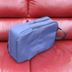 使用感少なめ リュックサック mobac ネイビー系 縦43×横30×マチ13cm 札幌市 清田区 平岡の画像