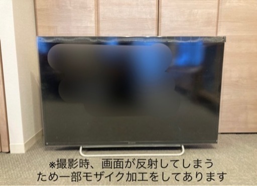 SONY ブラビア 40V液晶テレビ アクリルカバー付き　一部難あり