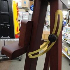 お値下げ！ヴァンゴッホ デッサンイーゼル 1360×505mm F30号 ワインレッド 木製 折りたたみ 絵画 看板に 西岡店の画像