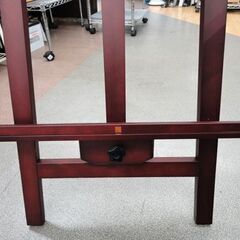 お値下げ！ヴァンゴッホ デッサンイーゼル 1360×505mm F30号 ワインレッド 木製 折りたたみ 絵画 看板に 西岡店の画像