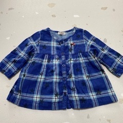 ミキハウス　ダブルB 双子　２枚セット　チュニック　ワンピース　80㎝の画像