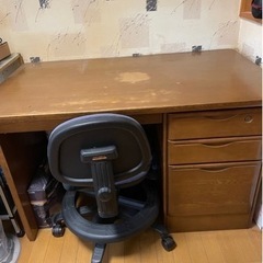 アンティーク　デスク　木製　机