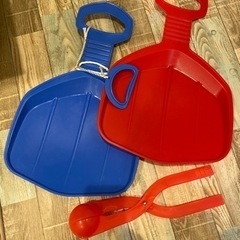 ソリ　と　スノーボールメーカー