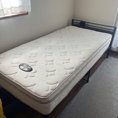 【解体済み！】ニトリシングルベッド　マットレス付きの画像