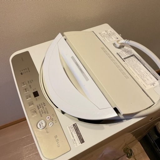 洗濯機(一人暮らし用)品番:SHARP ES-GE5FJ
