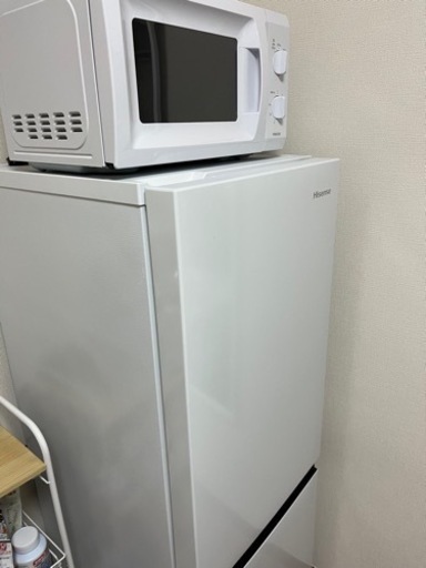 冷蔵庫 Hisense162L ＆ 電子レンジ YAMAZEN