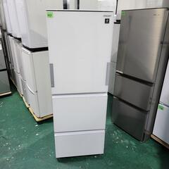 ?‍♂️h051216売約済み❌4521‼️配送設置は無料?‼️高級ガラストップ&最上位プラズマクラスターモデル✨自動製氷つき✨SHARP 350L 3ドア 冷蔵庫 自動製氷つき