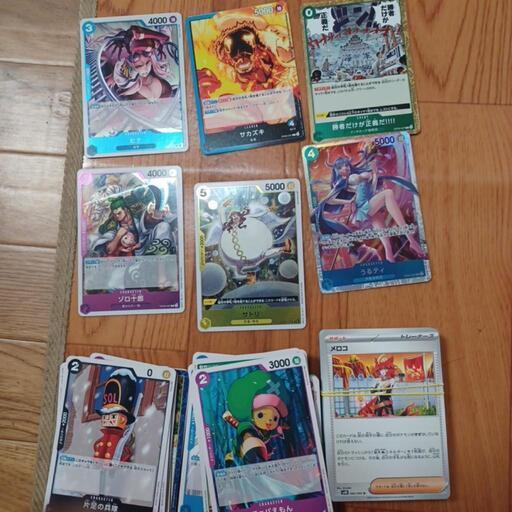 ワンピース、ポケモンカード