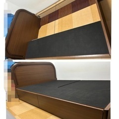 引き出し付きダブルベット⭐️おまけ付き⭐️の画像