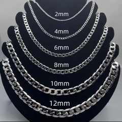 925スターリングシルバークラスプネックレスの画像