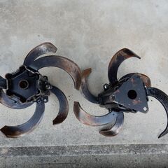 使用僅か１回限り 新品（未使用）に近い六角ロータリー ヤンマーティラーＭＴ３０ 管理機 乾湿用 苗代 水田 代掻き 耕運機 トラクターの画像