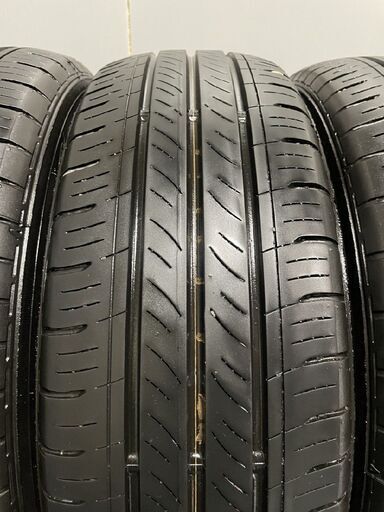 DUNLOP ENASAVE EC300 185/60R15 15インチ 夏タイヤ 4本 22年製 バリ溝 ヴィッツ ヤリス フィット