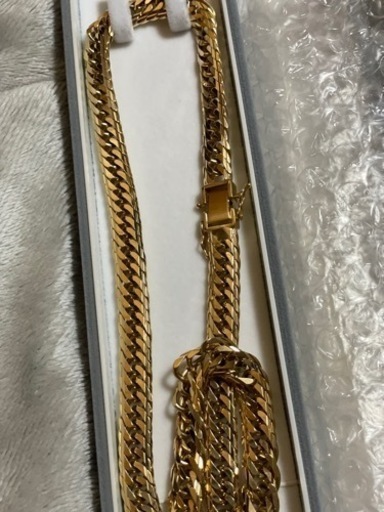 k18 111〜112g 16面 55センチ 喜平 ネックレス