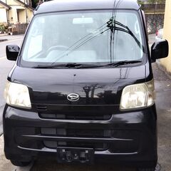 平成21年 ダイハツ ハイゼットカーゴ クルーズ 黒　車検2年付き