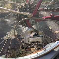 【値下げしました】ブリジストン自転車　ダイヤモンド　ランドナー(ワインレッド)の画像