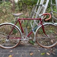 【値下げしました】ブリジストン自転車　ダイヤモンド　ランドナー(ワインレッド)の画像