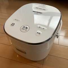 シャープ炊飯器　KS-CF05A-Wの画像