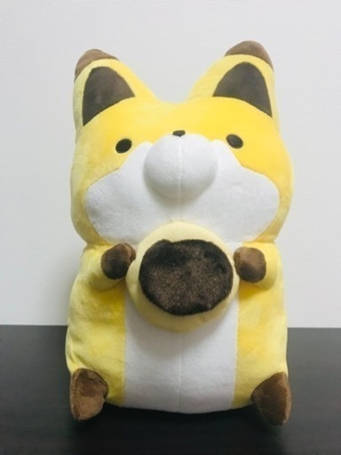 タヌキとキツネ めちゃでかぬいぐるみキツネ〜分けてもらったタヌキ〜