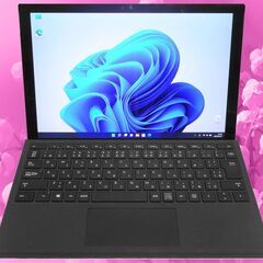 Surface Pro 世界最薄8.45mm超極薄 爆走M.2(NVMe)SSD搭載 ✨クールに光るキーボード✨ 超軽量薄型766g Webカメラ Bluetooth タッチパネル搭載 オフィス2021 の画像